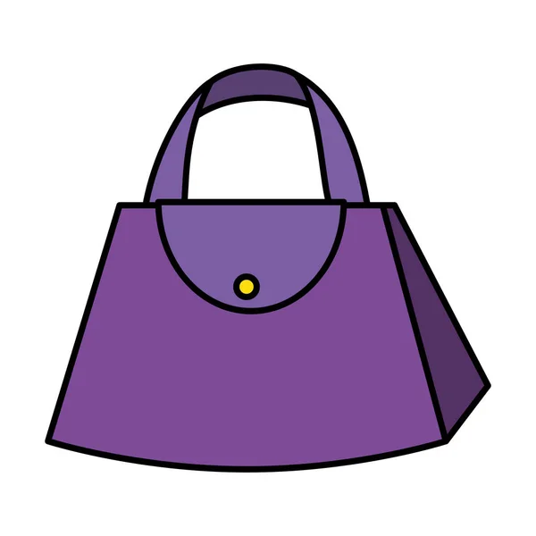 Icône de sac à main féminine mode — Image vectorielle