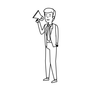 megafon ile zarif işadamı