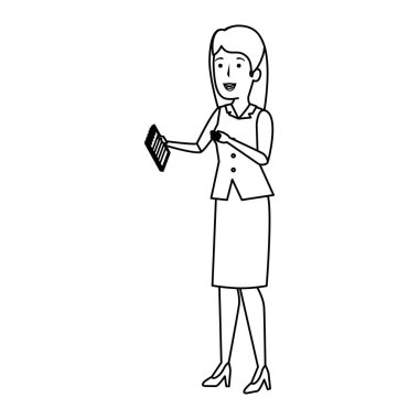 güzel ve genç kadın karakter