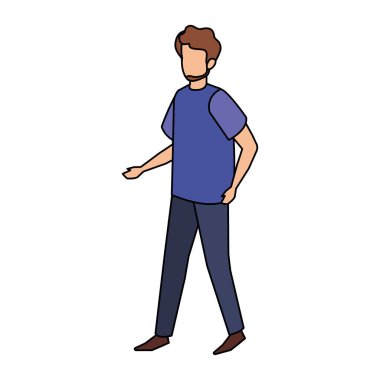 Sakallı genç adam Avatar karakteri