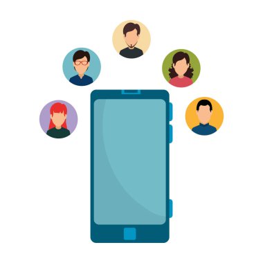 topluluk insanlar ile Smartphone