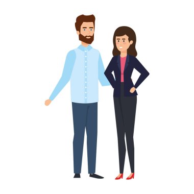 iş çift avatarlar karakter