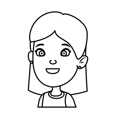 Güzel küçük kız karakter