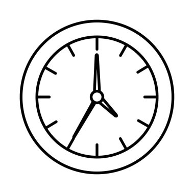 Saat saat izole simgesi