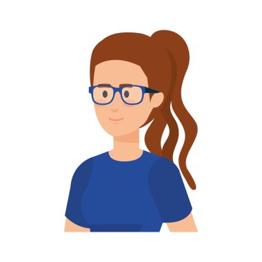 güzel ve genç kadın karakter