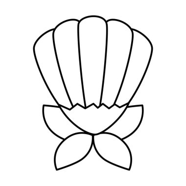 Sevimli çiçek ile dekoratif yaprakları