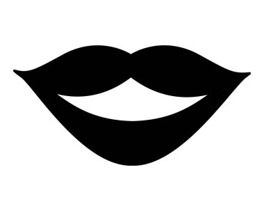 duygusallık kadın dudak simgesi