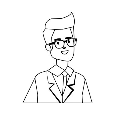 profesyonel doktor avatar karakter