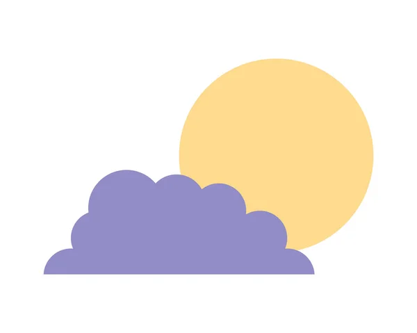 Nature sky cloud sun climate — Stock Vector