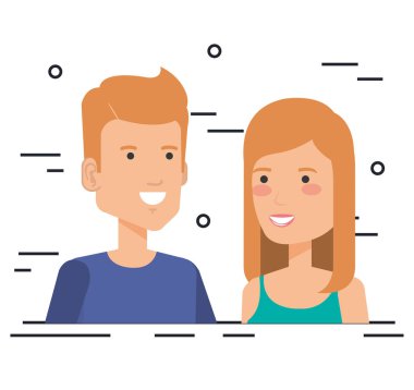 aşık çift avatarlar karakter