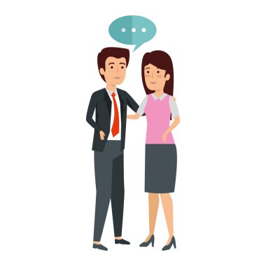 iş çift avatarlar karakter konuşuyor