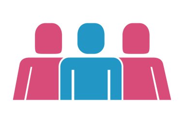 insanlar siluet rakam grubu