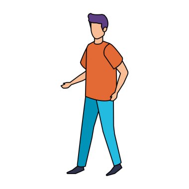 genç adam avatar karakter