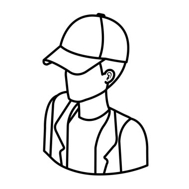 genç ve rahat bir adam kapaklı