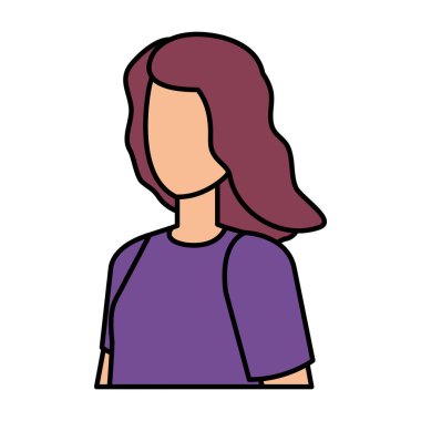 güzel ve genç kadın karakter