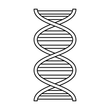 DNA molekülü bilim simgesi