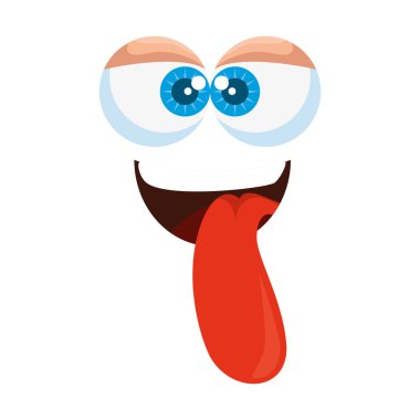 deli yüz ifade simgesi