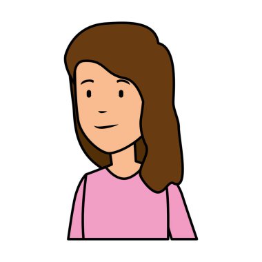 güzel ve genç kadın karakter