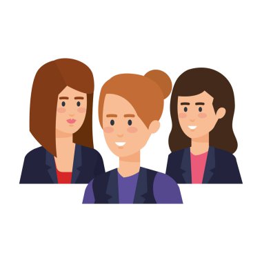 zarif iş kadınları avatarlar karakter