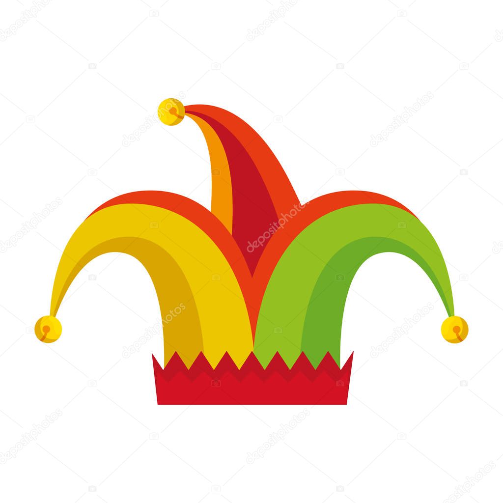 jester hat fools day icon