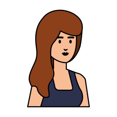 güzel ve genç kadın karakter