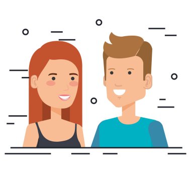 aşık çift avatarlar karakter