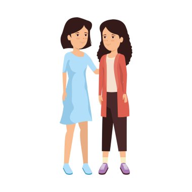 Kızlar çift avatarlar karakter