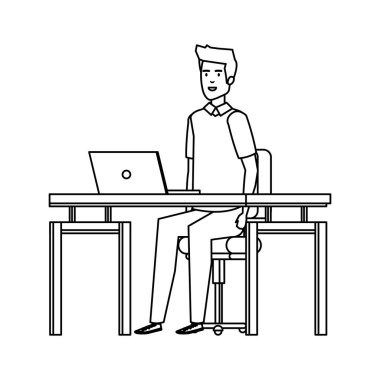 İşyerinde zarif işadamı