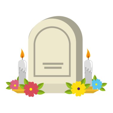 kaldırıldı olarak işaretleme çiçek ve mum