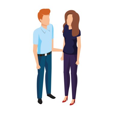 iş çift avatarlar karakter