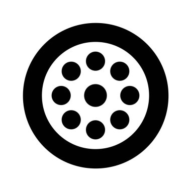 Makara teyp kayıt izole simgesi