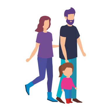 Ebeveynlerin çift kızı karakterlerle