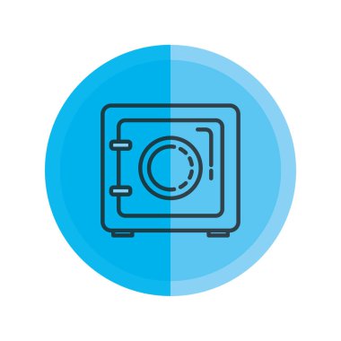 güvenli güvenlik kutusu simgesi