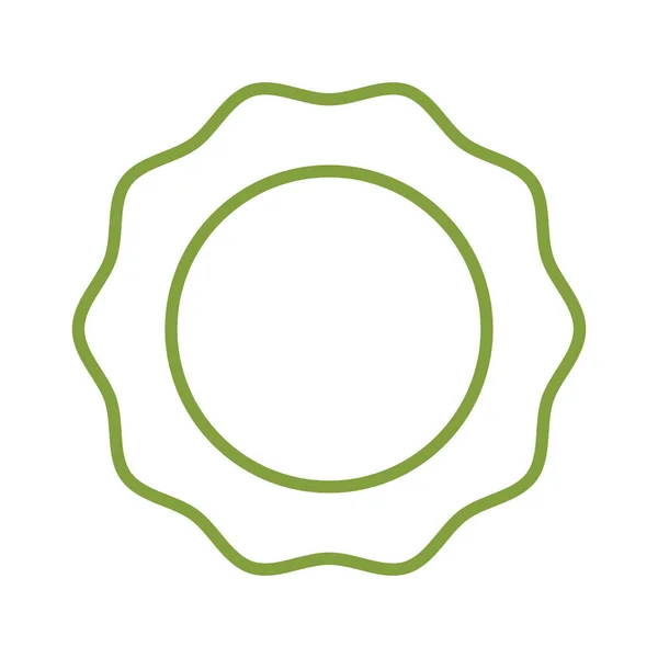 Cirkel stempel ikon – Stock-vektor