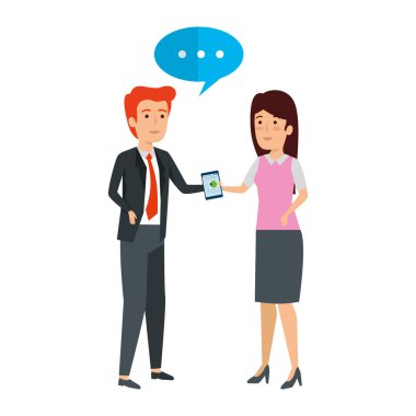 iş çift avatarlar karakter konuşuyor