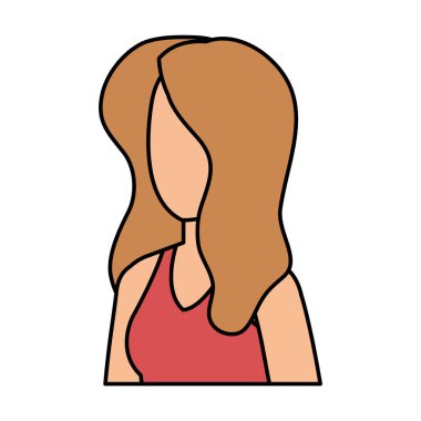 güzel ve genç kadın karakter