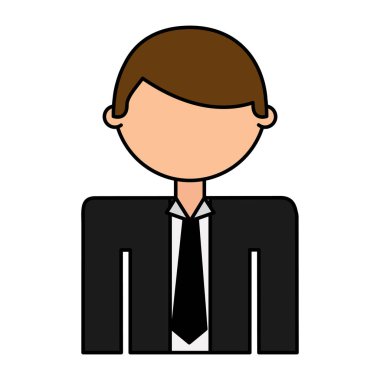 işadamı karakter izole simgesi