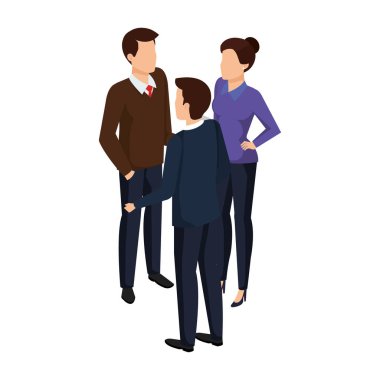 iş insanlar avatarlar karakter grubu