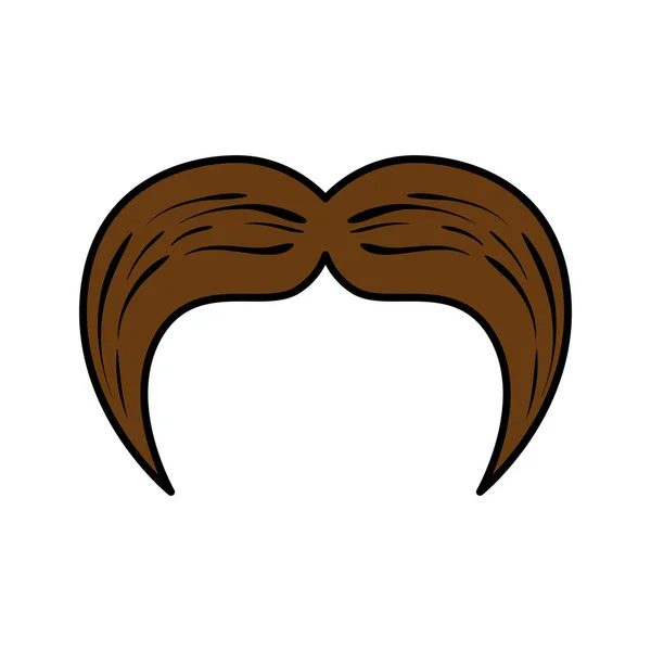 Mustasch stil hipster tillbehör — Stock vektor