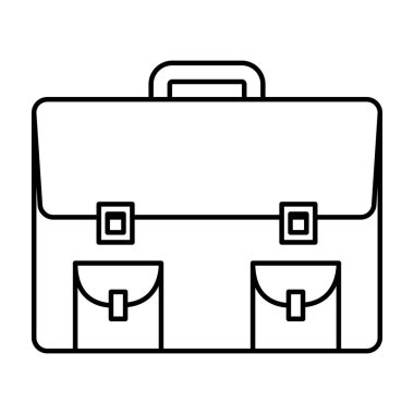 Portföy çanta izole simgesi