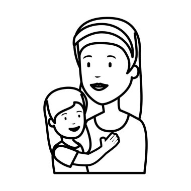 güzel anne kaldırma kız