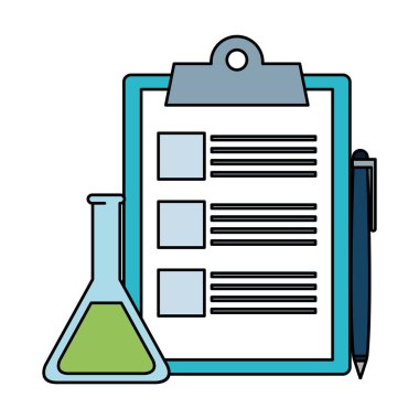 kalem ve tüp testi ile kontrol listesi panosu