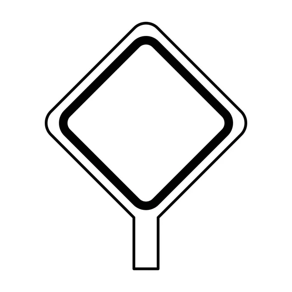 Trafik işareti izole simgesi — Stok Vektör
