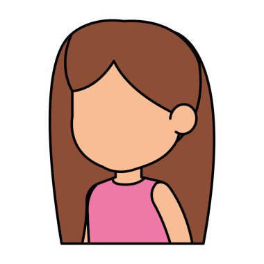 Güzel küçük kız karakter