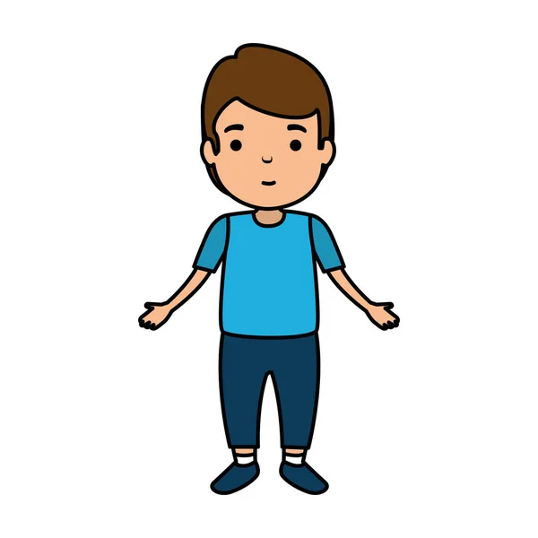 Joven hombre avatar carácter — Vector de stock