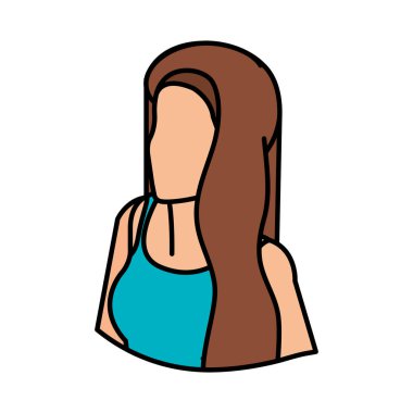 güzel ve genç kadın karakter