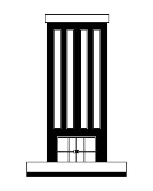 Bina yapısı izole simgesi