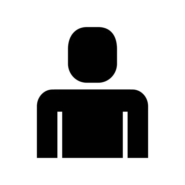 Figura umana silhouette icona isolata — Vettoriale Stock