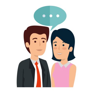 iş çift avatarlar karakter konuşuyor