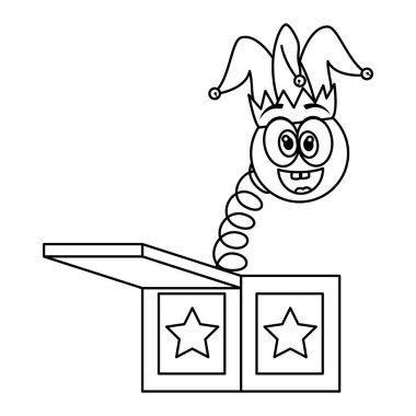 sürpriz kutusu emoji ve joker şapkası